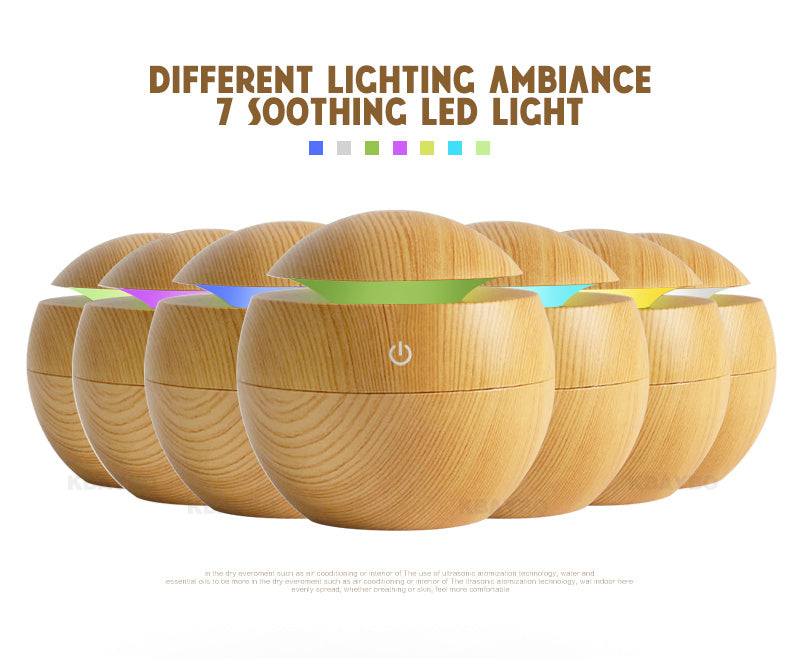 USB Aroma Essential Oil Ultrasonic Cold Steam Diffuser Air Humidifier Purifier 7 Color Change LED Night Light for Home Office USB Aroma Essential Oil Ultrasonic Cold Steam Diffuser Air Humidifier Purifier 7 Color Change LED Night Light for Home Office